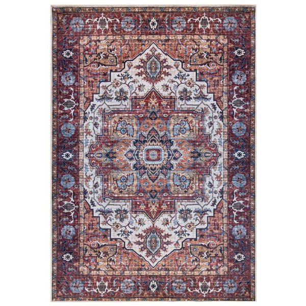 Mazovia Orientteppich Klassisch Vintage Braun Wohnzimmer, Schlafzimmer, Büro, Esszimmer, Fußbodenheizung