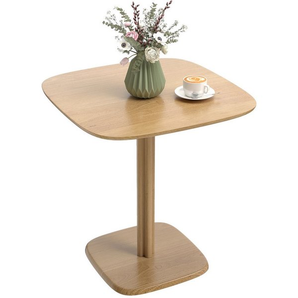 MC Star Esstisch Esstisch, 70 x 70 cm Küchentisch für 4 Personen (aus Kautschukholz für Küche, Esszimmer, Natur)