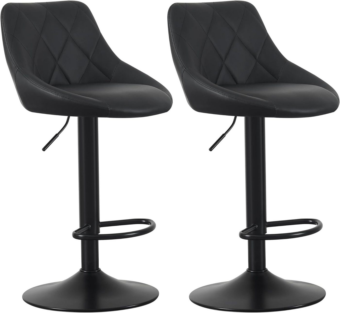MCC direct Barhocker Barhocker im 2er Set, Kunstleder, Metall, Modell STANLEY – Bild 4 von 5