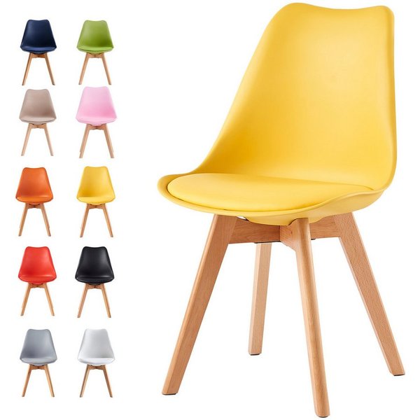 MCC direct Esszimmerstuhl Retro Esszimmerstühle EVA (4er Set)