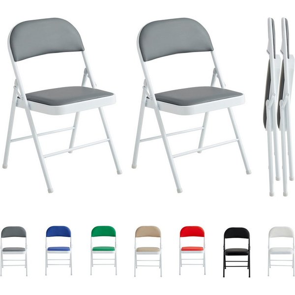MCC direct Klappstuhl Kunstleder Klappstuhl gepolstert im 1er, 2er, 4er und 6er Set (2 St)