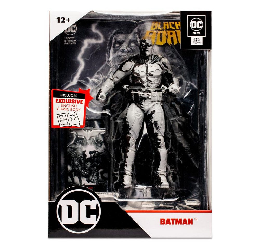 McFarlane Toys Actionfigur DC Direct & Comic Black Adam Batman Line Art Variant (SDCC) – Bild 3 von 5