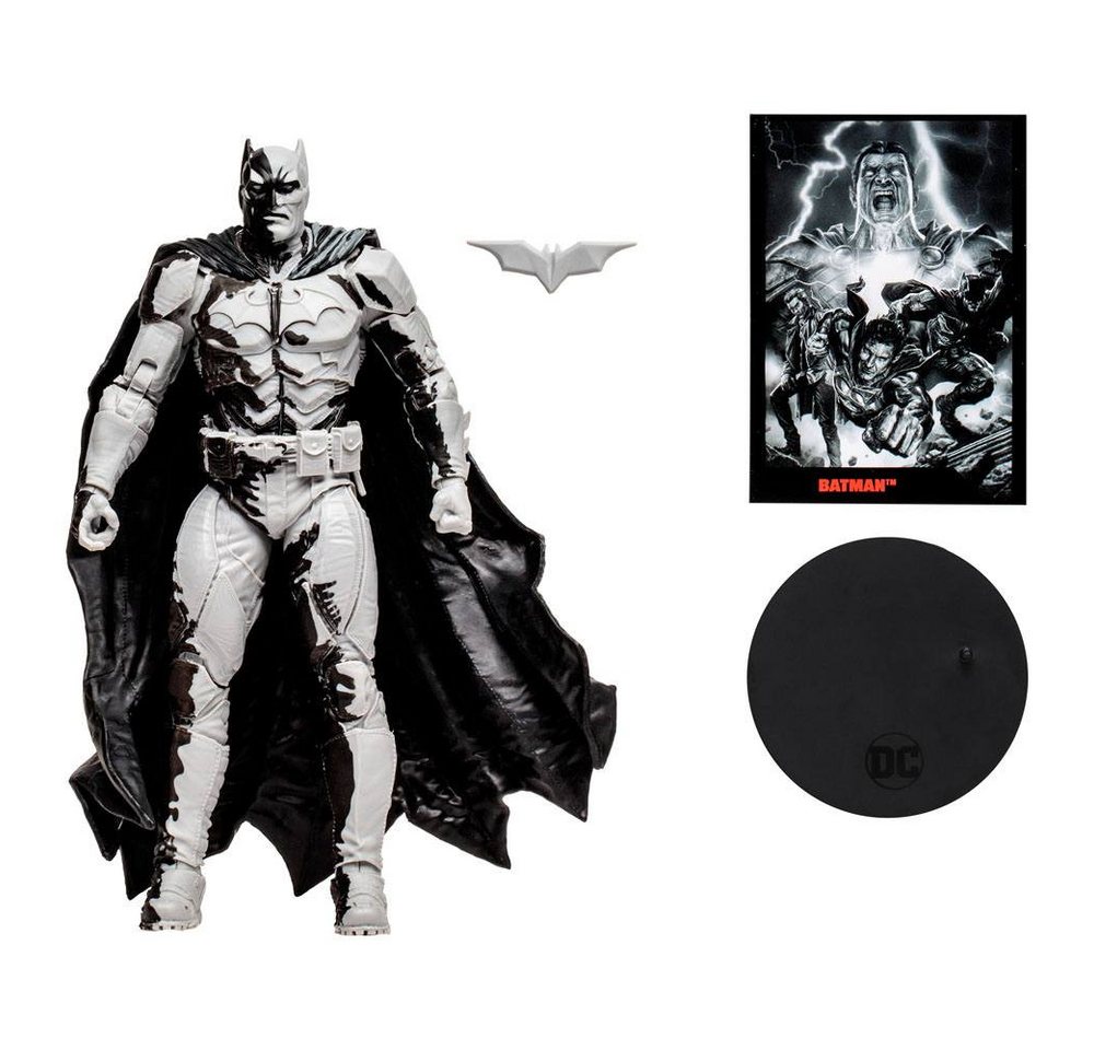 McFarlane Toys Actionfigur DC Direct & Comic Black Adam Batman Line Art Variant (SDCC) – Bild 5 von 5