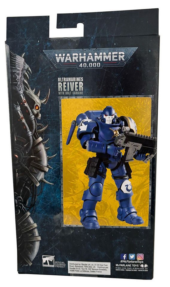 McFarlane Toys Actionfigur Warhammer 40000 Ultramarines Reiver With Bolt Carbine 18 cm, beweglich – Bild 2 von 2