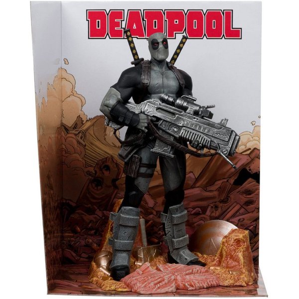 McFarlane Toys Merchandise-Figur Marvel Collection PVC Statue 1/6 Deadpool (Deadpool #1)(Grey Suit Chas