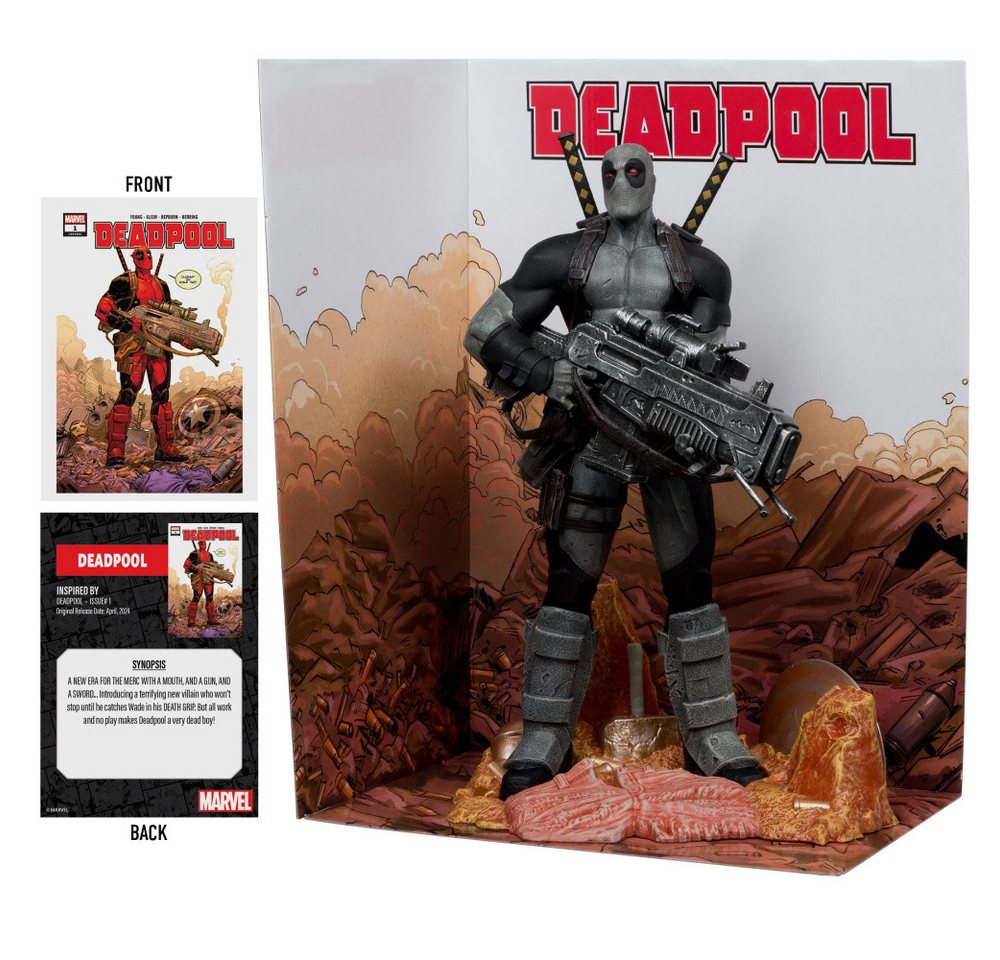 McFarlane Toys Merchandise-Figur Marvel Collection PVC Statue 1/6 Deadpool (Deadpool #1)(Grey Suit Chas – Bild 3 von 5