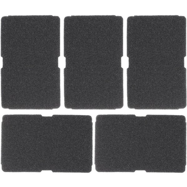 McFilter Ersatzfilter (5 Stück) Schwammfilter, Zubehör für Beko DPU 7340 X DPU 8306, Filtermatte, 240 x 155 x 11mm, Schaumstoff, Kondenstrockner