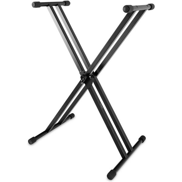 McGrey Keyboardständer KS-200 doppelstrebiges Keyboardstativ, höhenverstellbar in 5-Stufen - zusammenklappbar