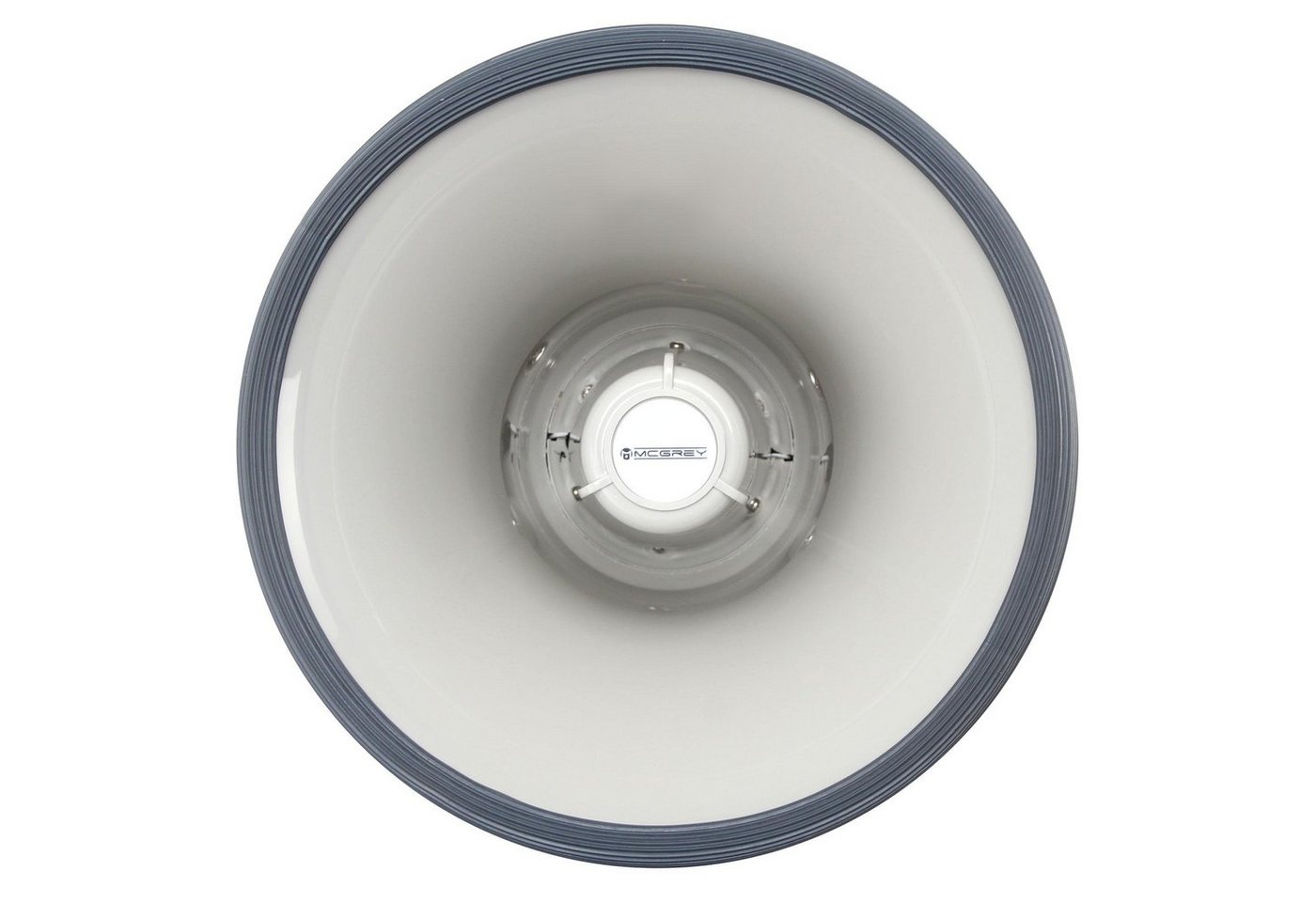 McGrey Megafon Megaphon - Lautsprecher Sprachrohr, 25 Watt RMS bis zu 1km Reichweite, robuste Bauweise, (MP-200RS, Inkl. Tragegurt), Sirene- und Whistle-Funktio – Bild 4 von 5