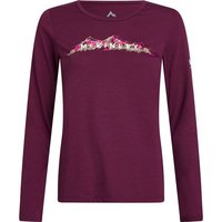 McKINLEY Damen Shirt Shane LS W, Größe 44 in Rot