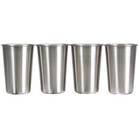 McKINLEY Geschirr Becher Edelstahl-Becher Set, Größe 1 in Grau