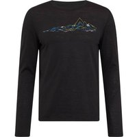McKINLEY Herren Shirt Shane LS M, Größe 3XL in Schwarz