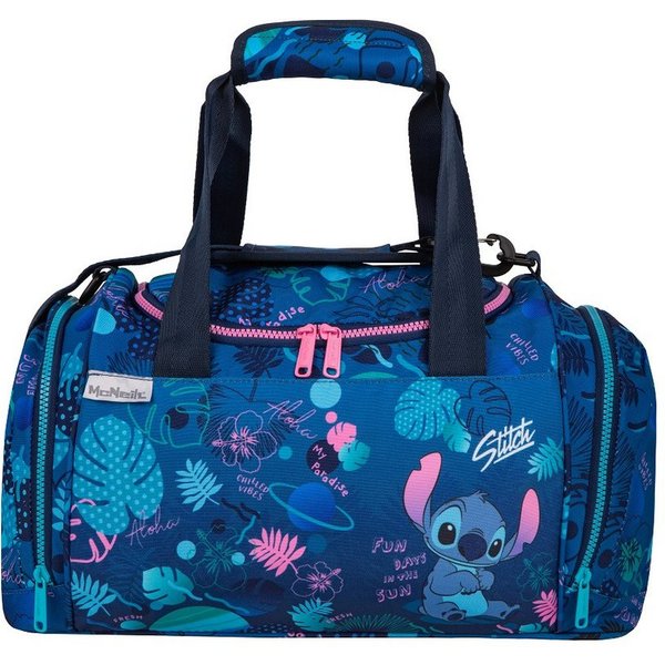 McNeill Sporttasche Sporttasche DISNEY STITCH, blau, für Schule, Sport und Freizeit