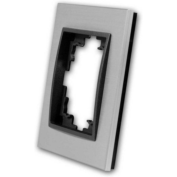 McPower Rahmen FLAIR Rahmen aus Aluminium, 1-fach, silber