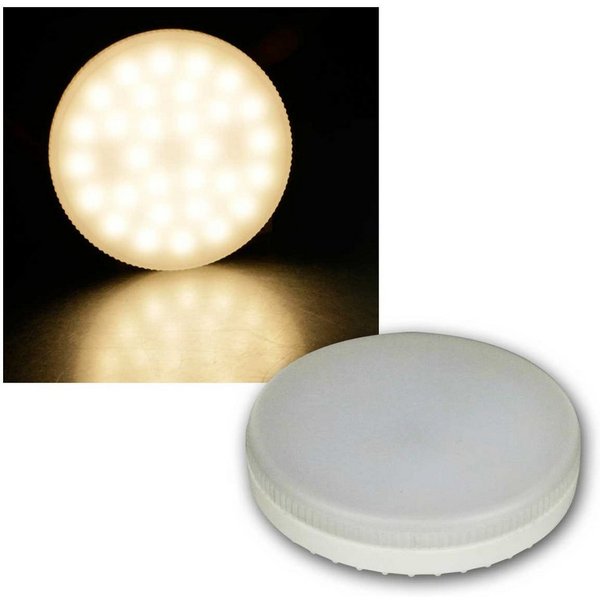 McShine LED-Leuchtmittel LED-Strahler "LS-653", GX53, 6W, 580lm warmweiß, warmweiß