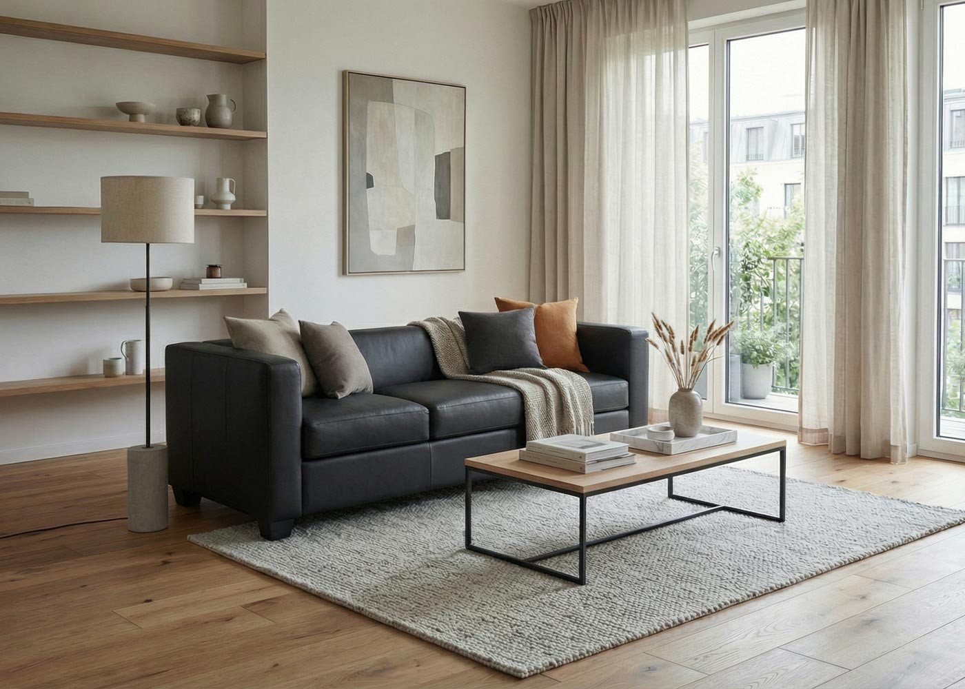 MCW 3-Sitzer Lille-S-K-3, 3-Sitzer, bequeme Sitzpolsterung, Lounge-Stil, Abgerundete Kanten – Bild 3 von 3