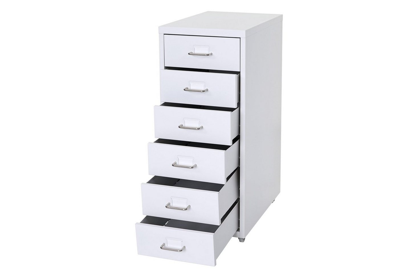 MCW Rollcontainer T851-6, 6 Schubladen mit Vollauszug, inkl. Etiketten und Etikettenhalter – Bild 2 von 5