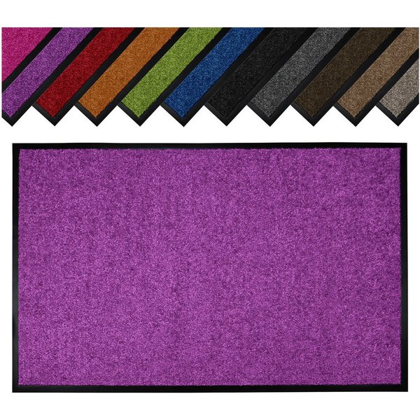 MDEKOR Fußmatte Schmutzfangmatte Wash Clean, maschinenwaschbar, rutschhemmend