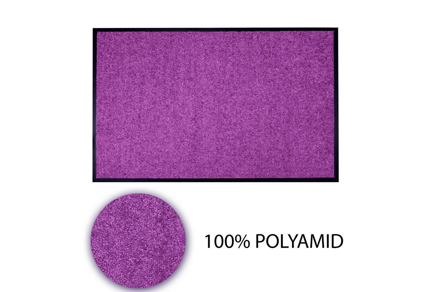 MDEKOR Fußmatte Schmutzfangmatte Wash Clean, maschinenwaschbar, rutschhemmend – Bild 2 von 5