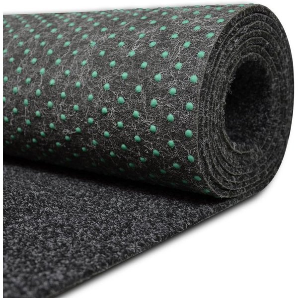 MDEKOR Kunstrasen Rasenteppich outdoor Meterware Höhe 6,5mm, 50x100cm Anthrazit