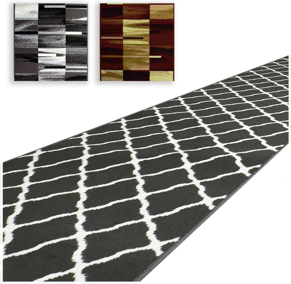 MDEKOR Läufer Teppich Läufer Meterware Höhe 6 mm, 70x70cm Grau Efez – Bild 5 von 5