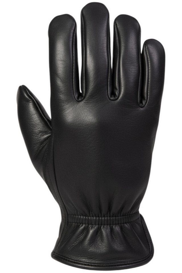 MDM Lederhandschuhe Herren Lederhandschuhe Motorrad Sommer leicht flexibel schwarz (1 Paar Motorradhandschuhe) Rutschhemmende Innenhand für sicheren Halt – Bild 2 von 4