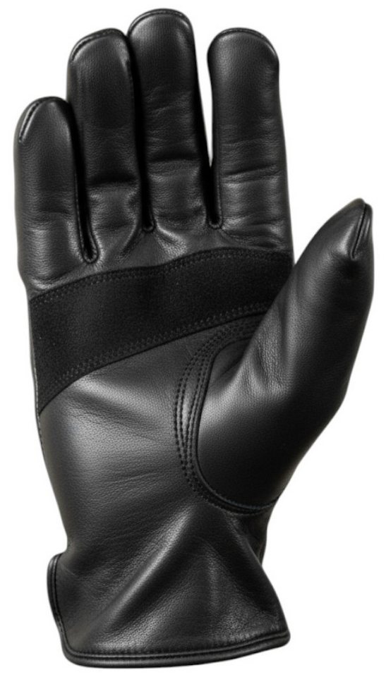 MDM Lederhandschuhe Herren Lederhandschuhe Motorrad Sommer leicht flexibel schwarz (1 Paar Motorradhandschuhe) Rutschhemmende Innenhand für sicheren Halt – Bild 3 von 4