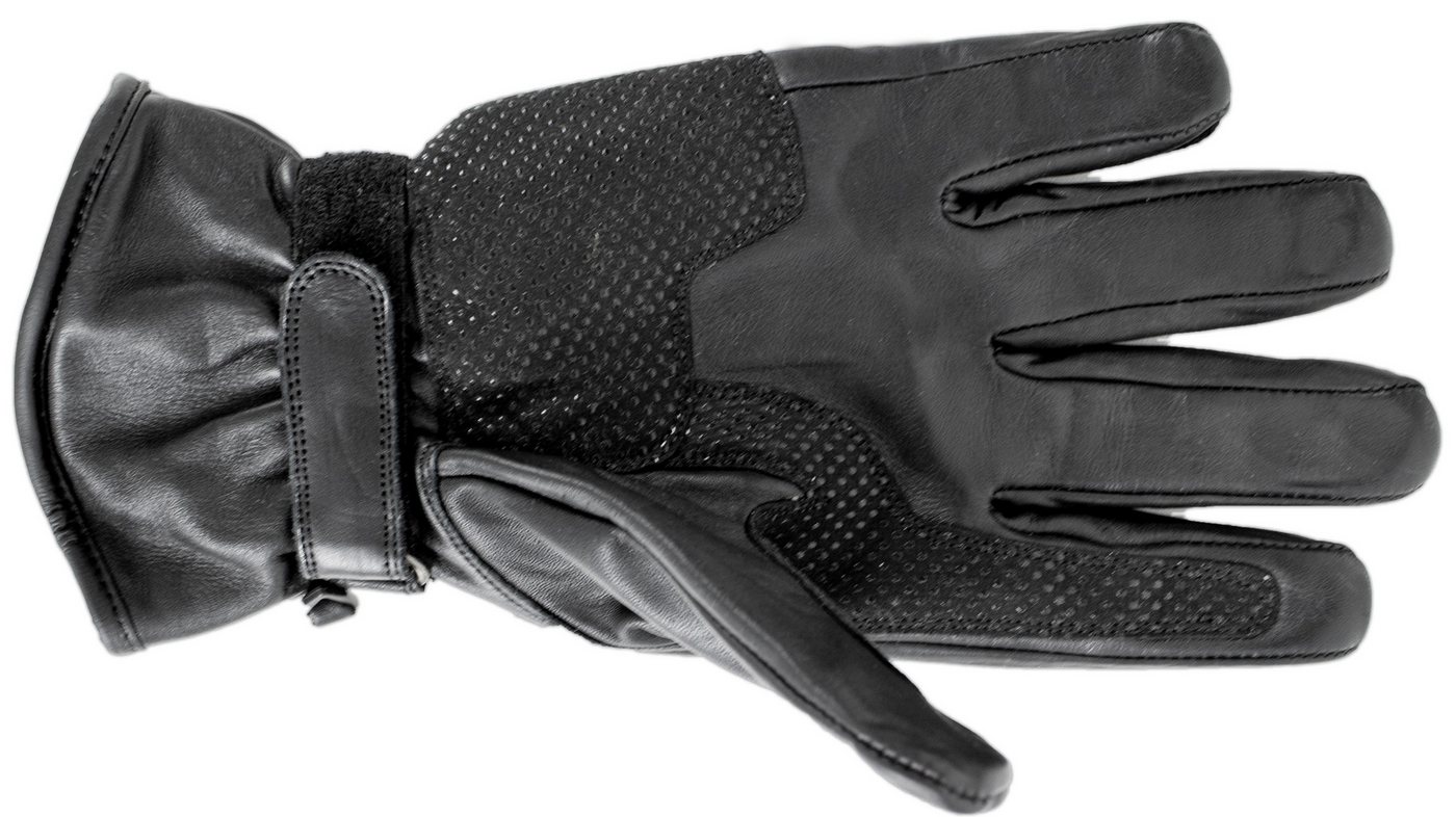 MDM Lederhandschuhe Motorradhandschuhe Leder Aramid verstärkt abriebfest Biker (Einzelpaar) Aramid-Innenfutter – schnittfest, hitzebeständig & abriebfest – Bild 2 von 5