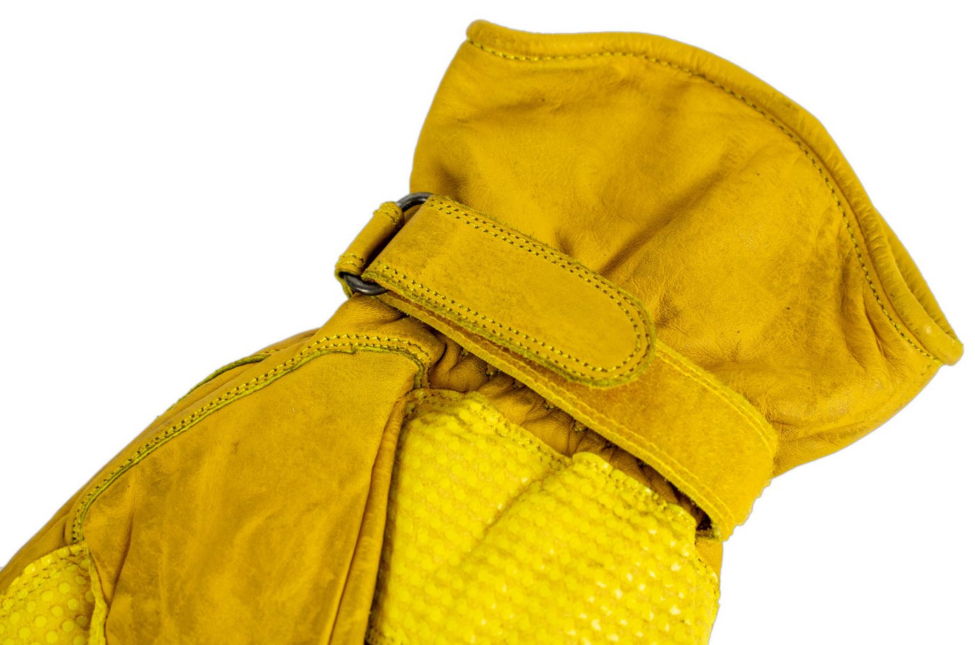 MDM Lederhandschuhe Motorradhandschuhe Leder Aramid verstärkt abriebfest Biker (Einzelpaar) Aramid-Innenfutter – schnittfest, hitzebeständig & abriebfest – Bild 3 von 5