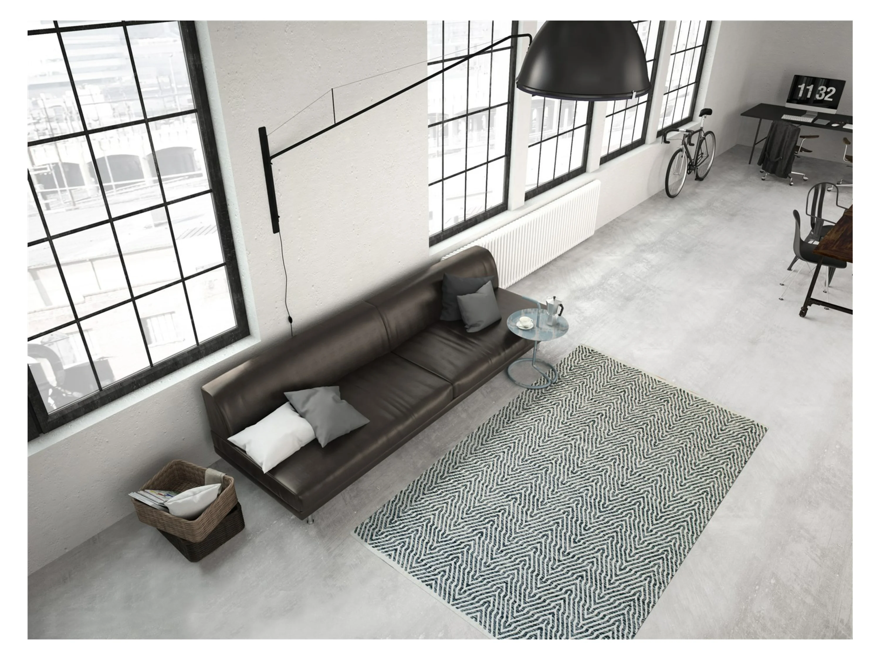 ME GUSTA Teppich Cocktail (400, Grau, 120 x 170 cm) – Bild 2 von 3