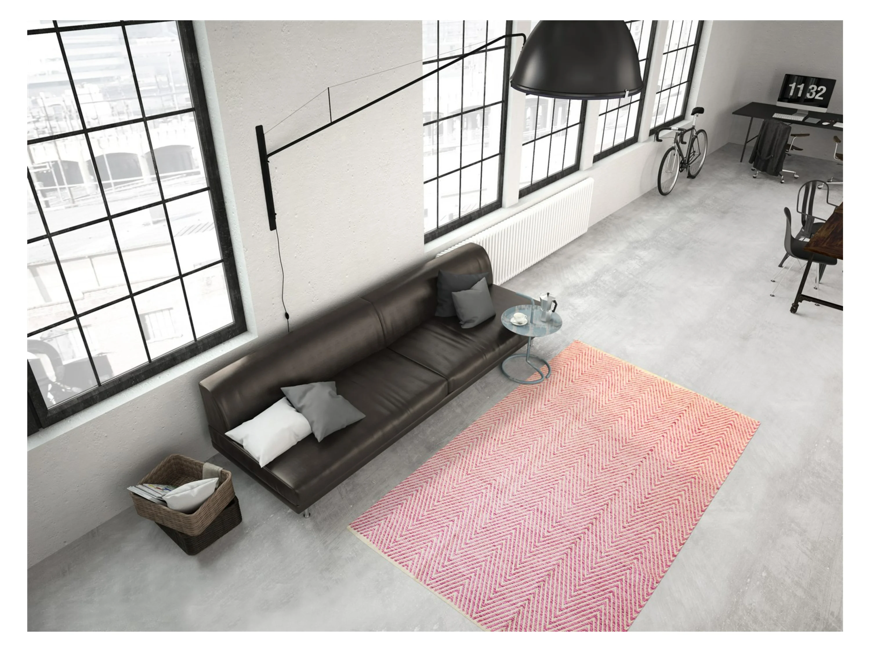 ME GUSTA Teppich Cocktail (500, Pink, 160 x 230 cm) – Bild 2 von 3