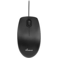 MediaRange Maus USB 2.0 3 Tasten, geräuscharm schwarz