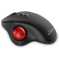 MediaRange opt, 7-Tasten Trackball Funk-Maus, rechts,sw/rot