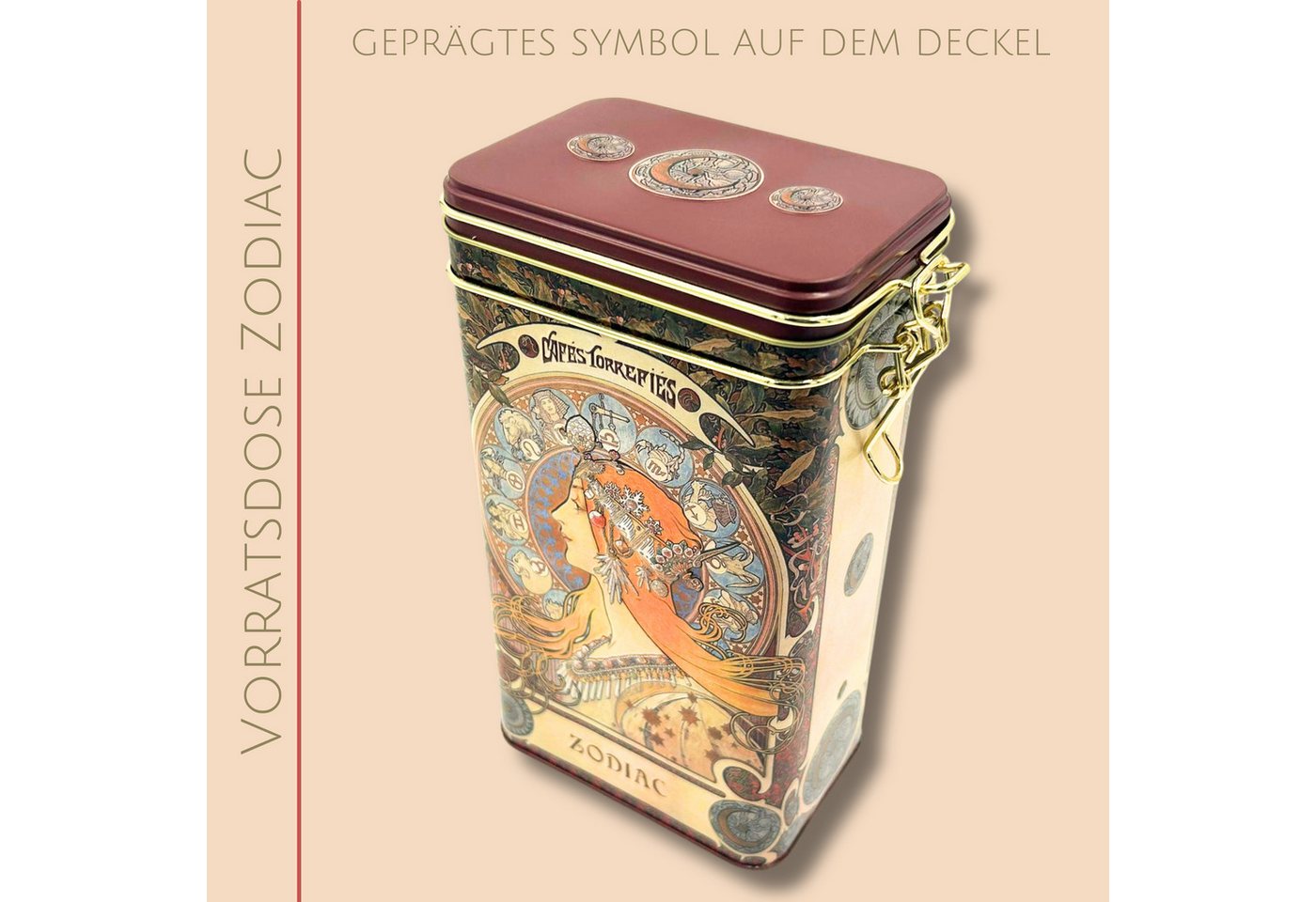 MediMuc Kaffeedose Kaffeedose Zodiac, Zodiac – Bild 5 von 5
