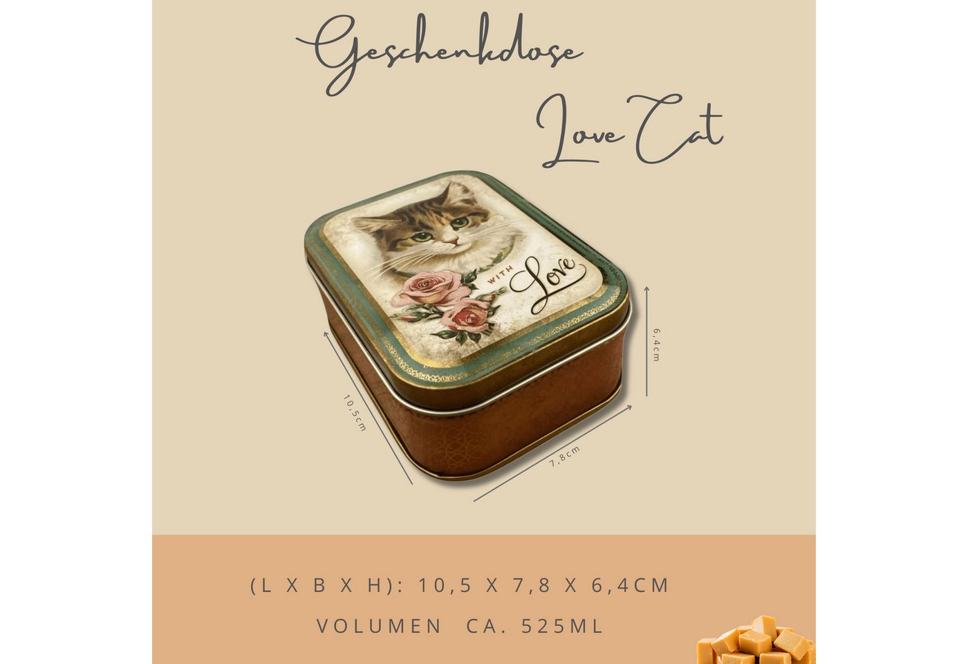 MediMuc Keksdose Love Cat, Love Cat – Bild 2 von 5