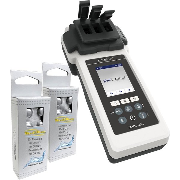 MediMuc Photometer PoolLab 2.0 mit Extra Küvette oder Extra Refill Pack oder Koffer leer