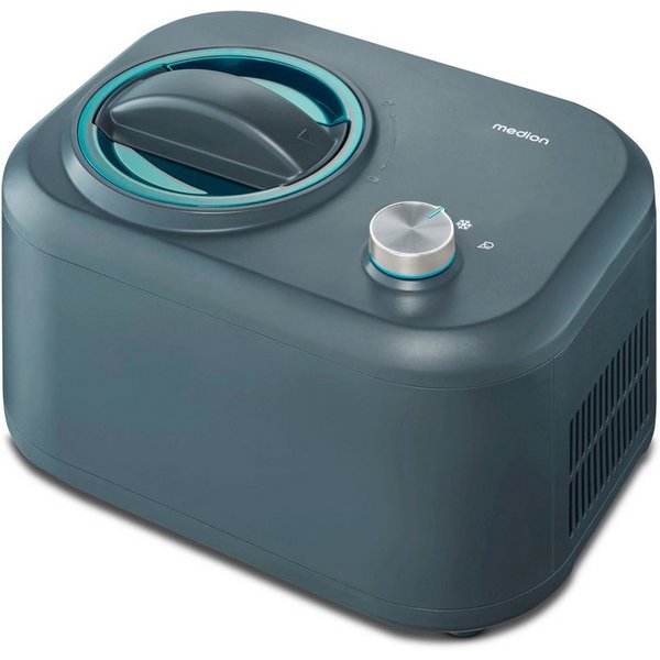 Medion® Eismaschine Eismaschine MD 10169, Kapazität für 1L Eis, 100W, Zubereitungszeit max.60min