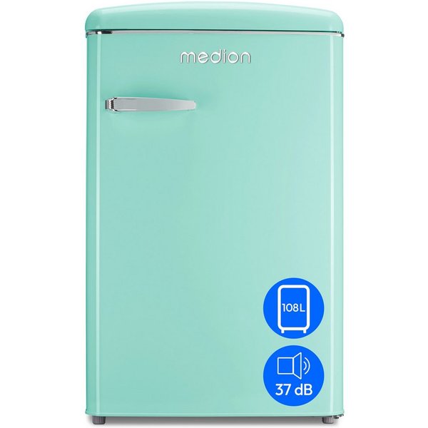 Medion® Gefrierschrank MD37790, 89.5 cm hoch, 55 cm breit, 108L Nutzinhalt,95L Kühlschrank,13L Gefrierfach, LED Innenbeleuchtung