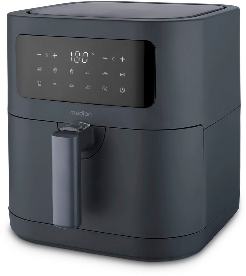 Medion® Heißluftfritteuse MD 11740, 2000 W, digitales Bedienfeld, 9 Automatikprogramme – Bild 2 von 5