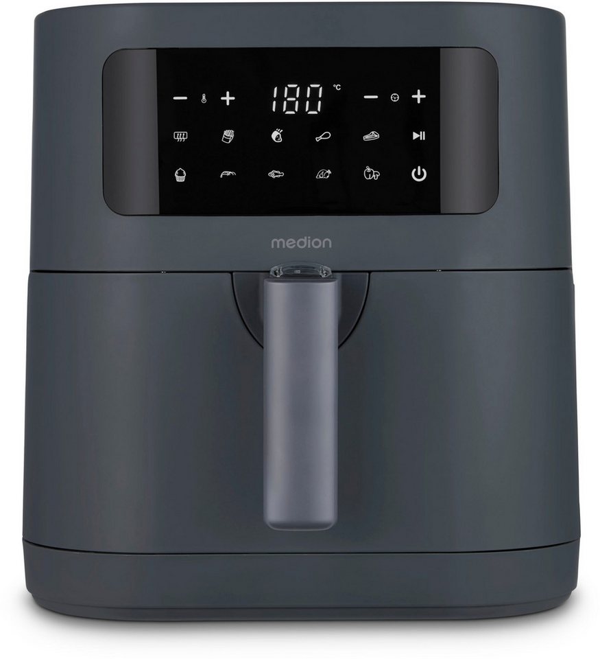 Medion® Heißluftfritteuse MD 11740, 2000 W, digitales Bedienfeld, 9 Automatikprogramme – Bild 5 von 5