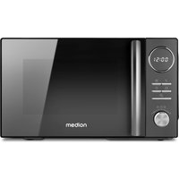 MEDION LIFE 3 in 1 Mikrowelle MD 11493, Kombination aus Mikrowelle, Grill und Heißluft, 23 L, 10 Automatikprogramme, 900 W, Digitaler Timer