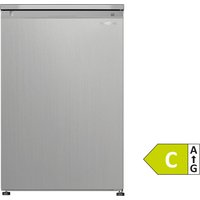 MEDION LIFE Gefrierschrank MD370018 Silber, 85 L Nutzinhalt, 3 Türfächer, manuelle Abtauung, Temperaturbereich 0–5 °C, Energieklasse C, leiser Kompressorbetrieb