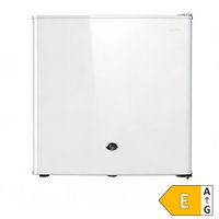 MEDION LIFE Mini-Kühlschrank mit Eisfach und Schloss MD370001 Weiss, 42 L Gesamtnutzinhalt (Kühlteil 37 L & Eisfach 5 L), wechselbarer Türanschlag, Schloss, ger