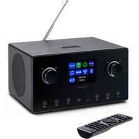 MEDION LIFE P85444 2.1 Internetradio schwarz, 8,1 cm (3,2'') TFT-Display, riesige Auswahl an Internet-Radiosendern & Podcasts, DAB+/UKW Radio (je 40 Senderspeic