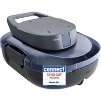 MEDION LIFE PR1 Poolroboter (MD 100108), Reinigung für flache & faltenfreie Poolböden, One-Click-Bedienung, Selbstparkfunktion, 120 Min Akkulaufzeit, 2,2 L Filt