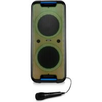 MEDION LIFE PX-1 Plus Partylautsprecher, tragbares Bluetooth® Soundsystem, verschiedene Lichteffekte, satter Sound, True Wireless Stereo Funktion, 2 x 50 W RMS