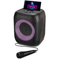 MEDION LIFE® S61991 Partylautsprecher, tragbares Bluetooth®-Soundsystem. Bluetooth® 5.3 für kabellose Musikübertragung, verschiedene Lichteffekte, integrierter 