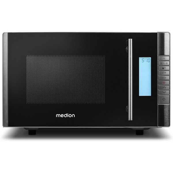 Medion® Mikrowelle MD 14482, Grill, Mikrowelle, 20 l, 5 Leistungsstufen, 8 Automatikprogramme, Auftaufunktion