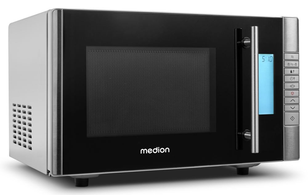 Medion® Mikrowelle MD 14482, Grill, Mikrowelle, 20 l, 5 Leistungsstufen, 8 Automatikprogramme, Auftaufunktion – Bild 2 von 5