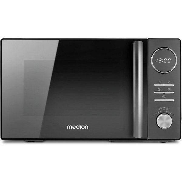 Medion® Mikrowelle MD11493, Grill und Heißluft, Mikrowelle, 23 l, 10 Automatikprogramme,Grillkombi,Auftaufunktion,MD11493